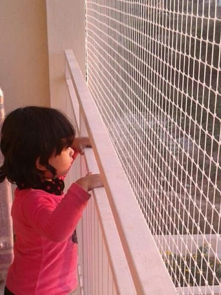 Child and pet safety with balcony nets