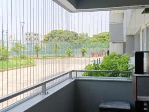 Invisible Safety Nets for Balconies & Windows